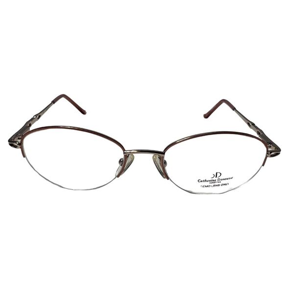 CATHERINE DENEUVE EYEWEAR CD 191 PE 50/18/140 Gold & PINK FLEX HINGE AG24 - Picture 1 of 6